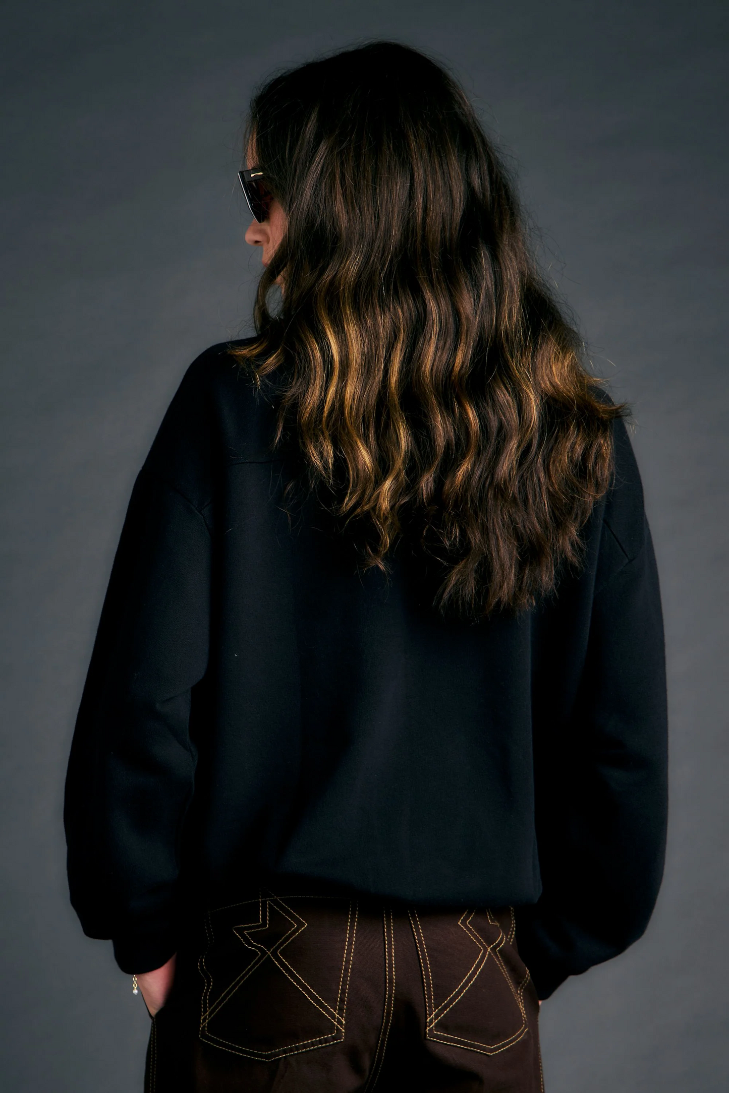 Karen Walker Weather Shop Sweatshirt - Black