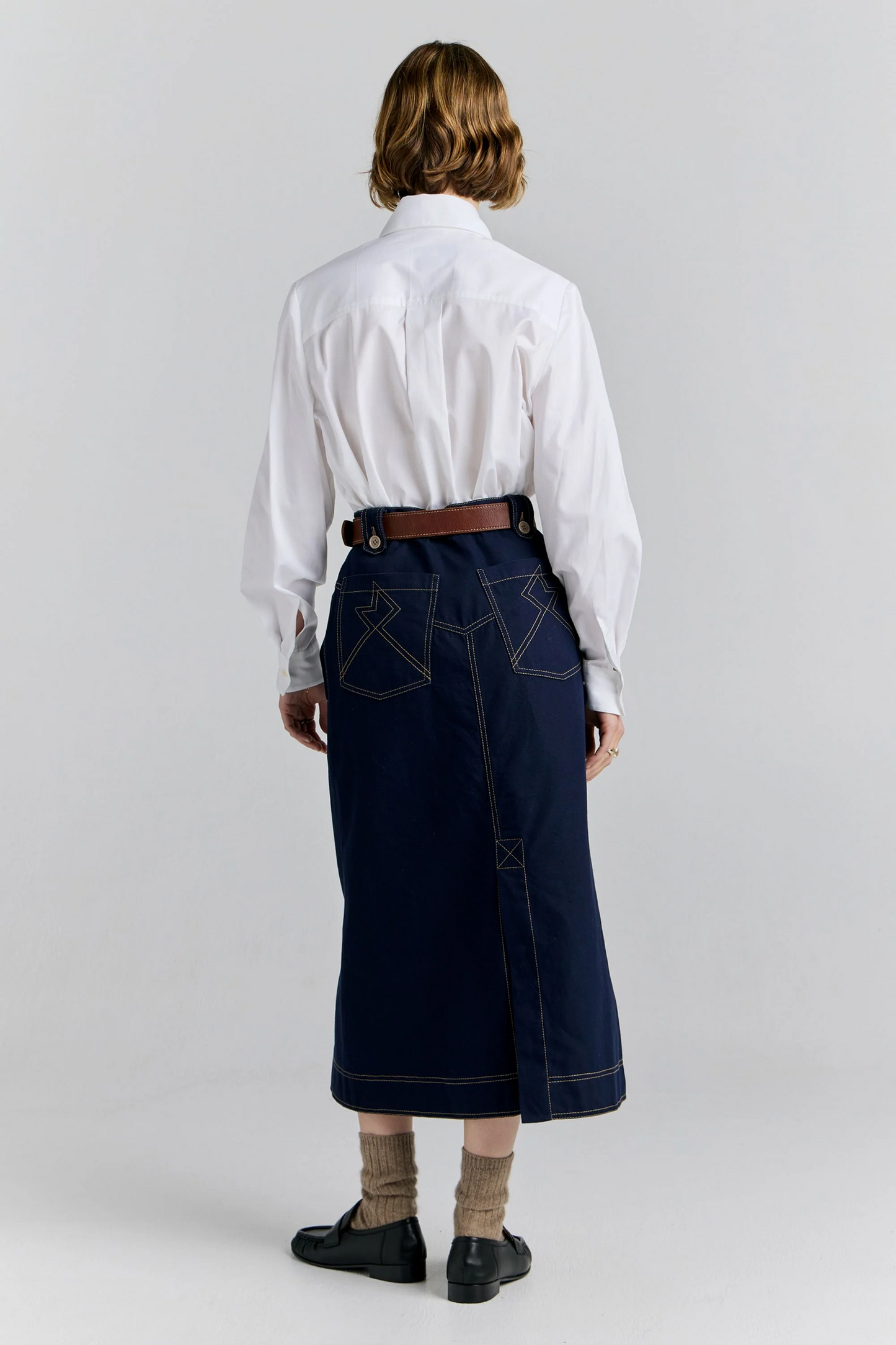 Karen Walker Wayfare Skirt - Navy