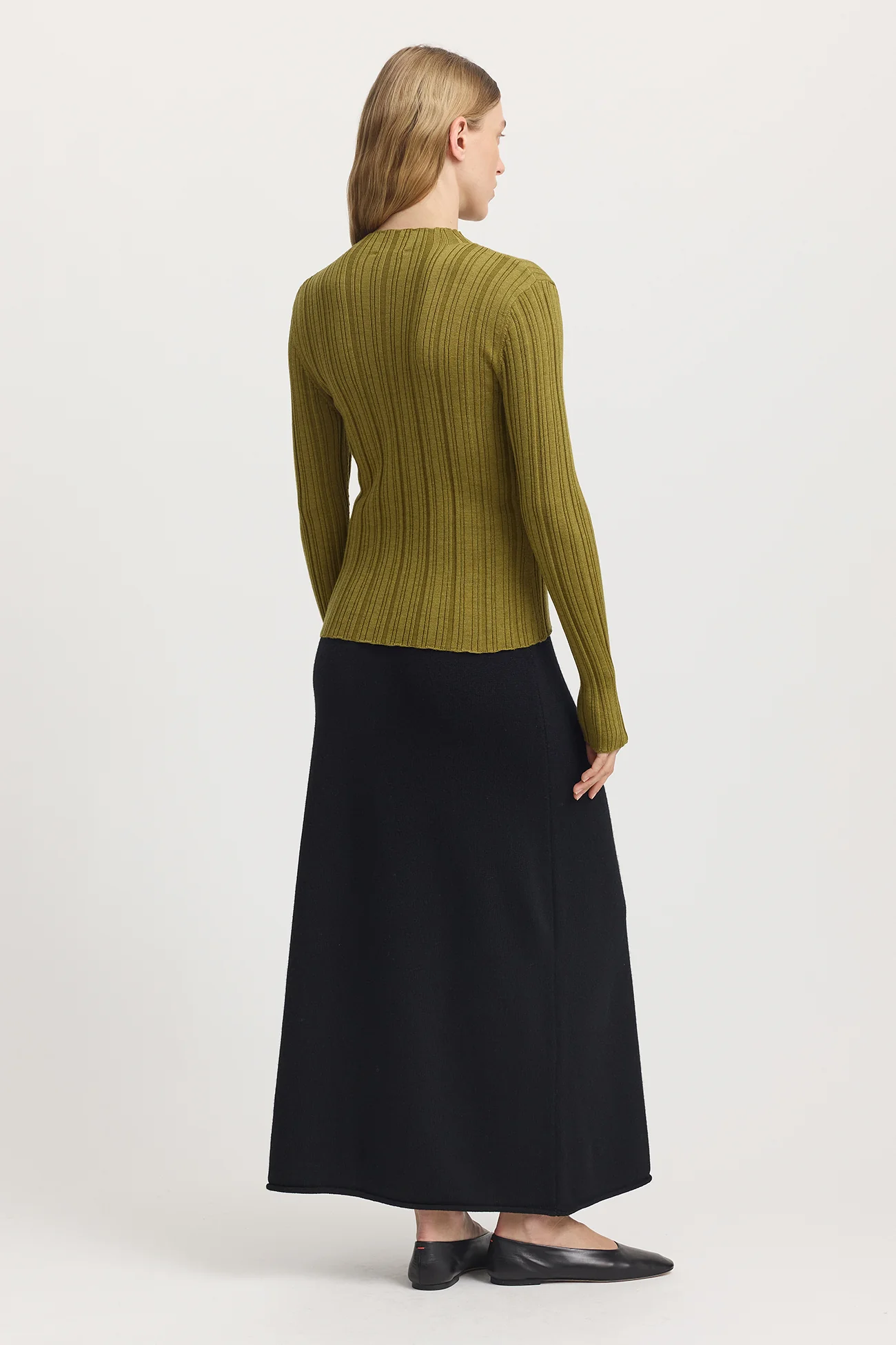 Toorallie Variegated Rib Cardigan - Cardamon