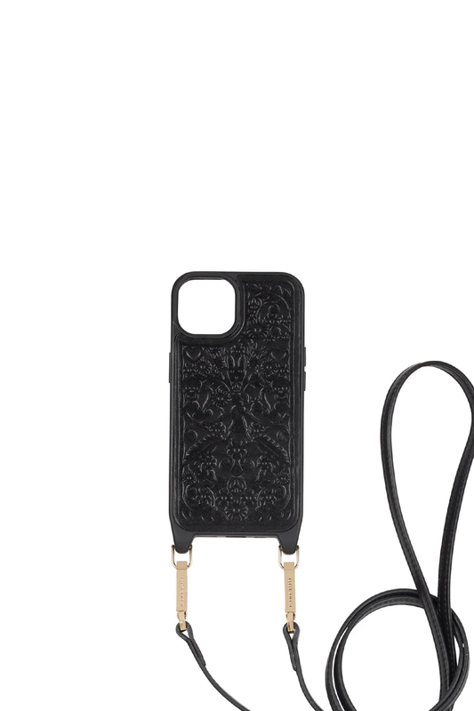 Karen Walker Filigree iPhone Case - Black