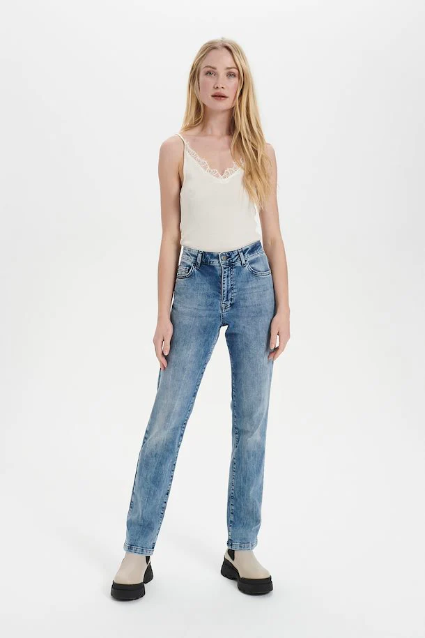 Saint Tropez Maya Strap Top - Ice