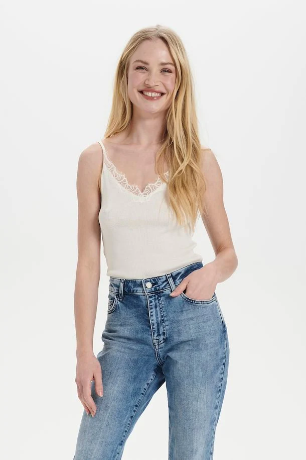 Saint Tropez Maya Strap Top - Ice