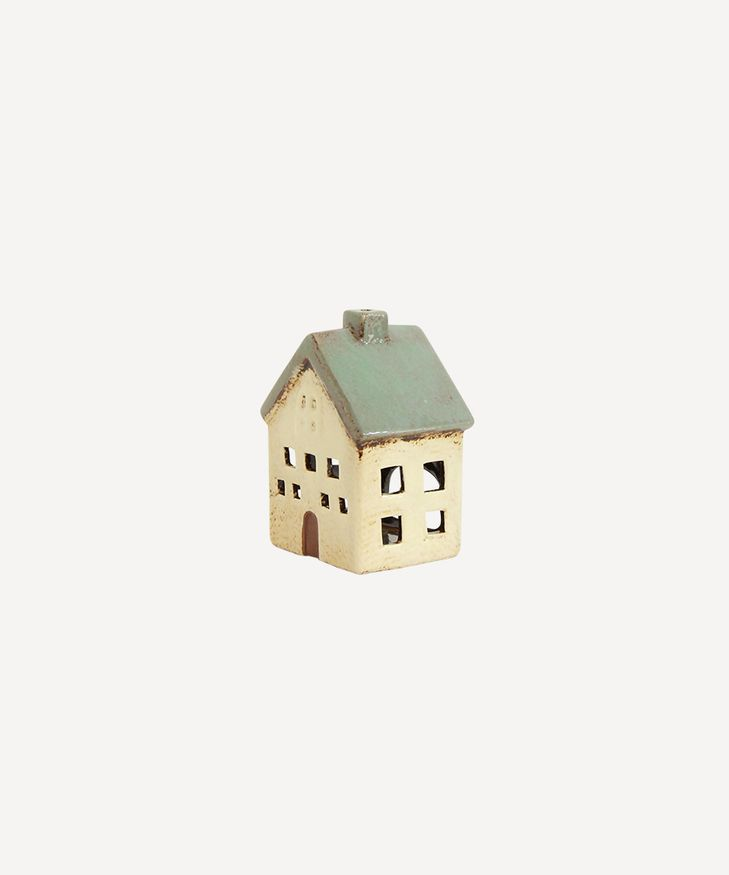 French Country Alsace Tealight Villa Blue