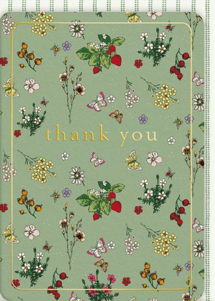 Vevoke Foil Card - Bee Garden Thank You