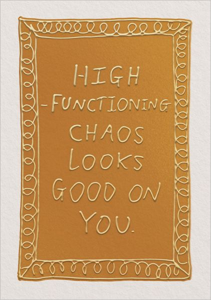 Vevoke Foil Card - High Functioning Chaos