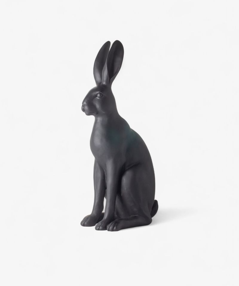 French Country Harold The Hare - Black