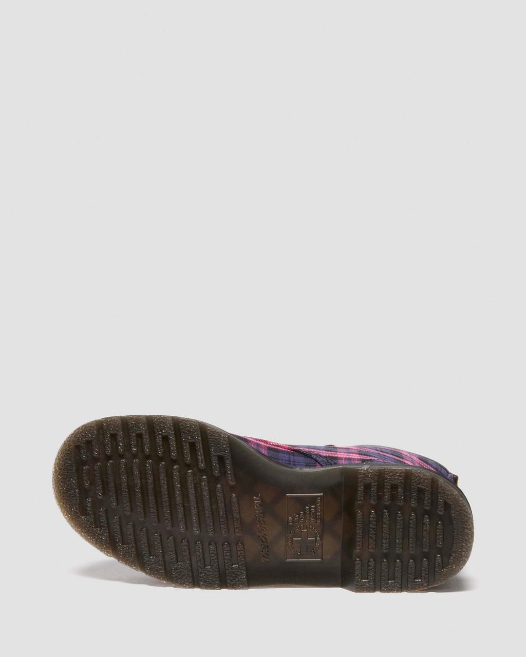 Dr Martens 1460 Pink Tartan Lace Up Boots