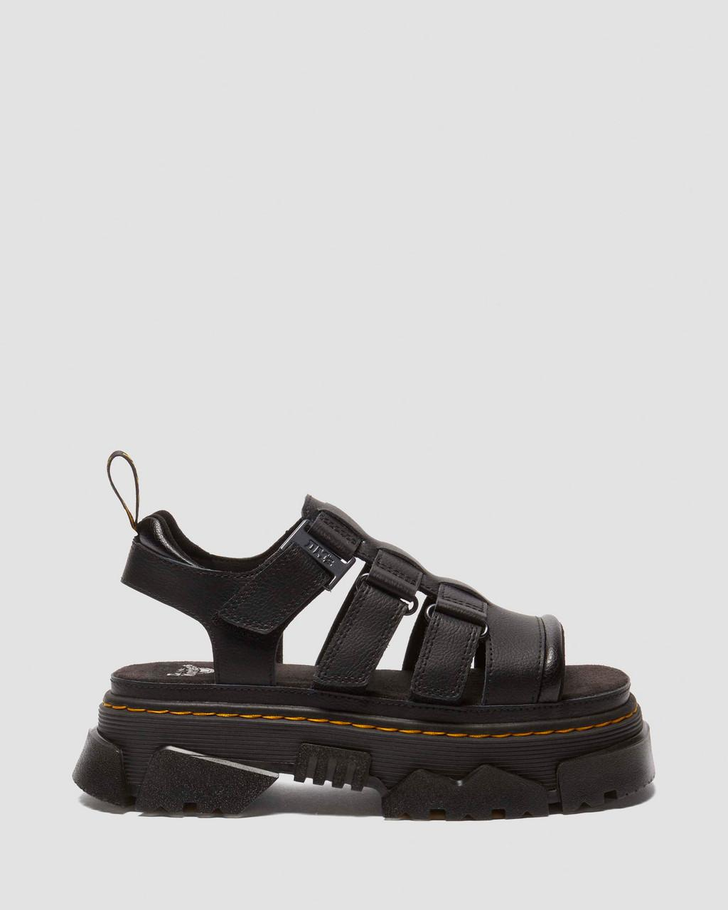 Dr Martens Mattison 3 Strap Sandal - Black Athena