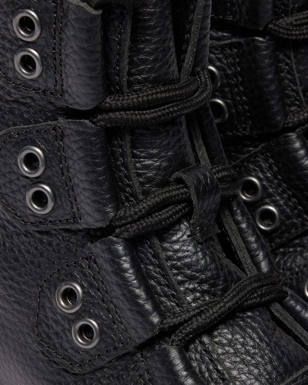 Dr Martens 1460 Bex LTT 4 Tie Boot - Black Milled Nappa