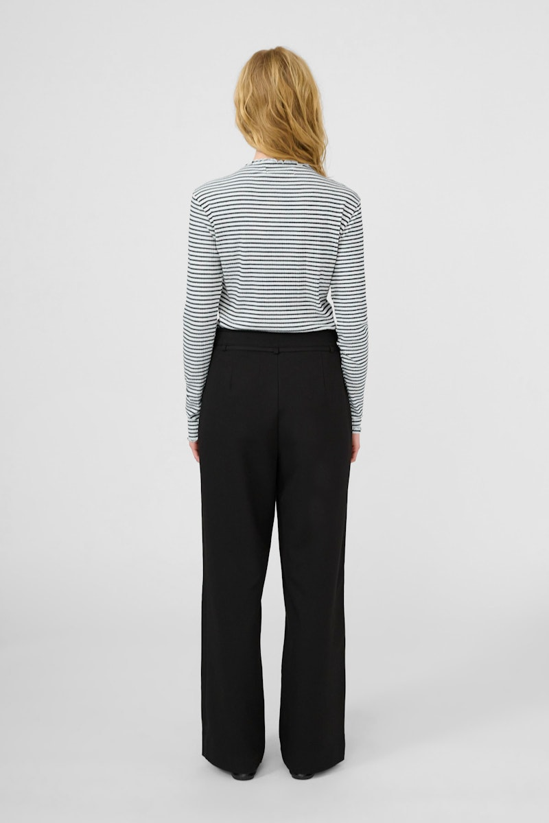 Karen by Simonsen CandaceKB LS Stripe Tee - Egret/Meteorite