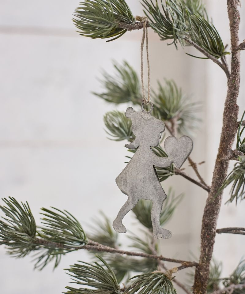 French Country Hanging Girl Ash Grey