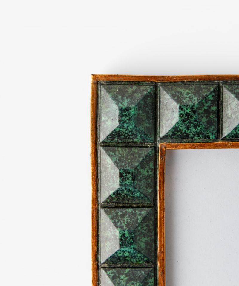 French Country Jade Squares Photo Frame 4x6