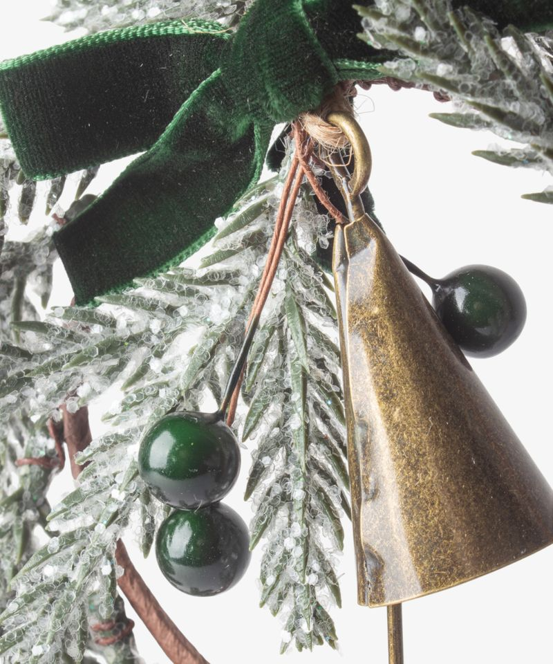 French Country Evergreen Mini Wreath