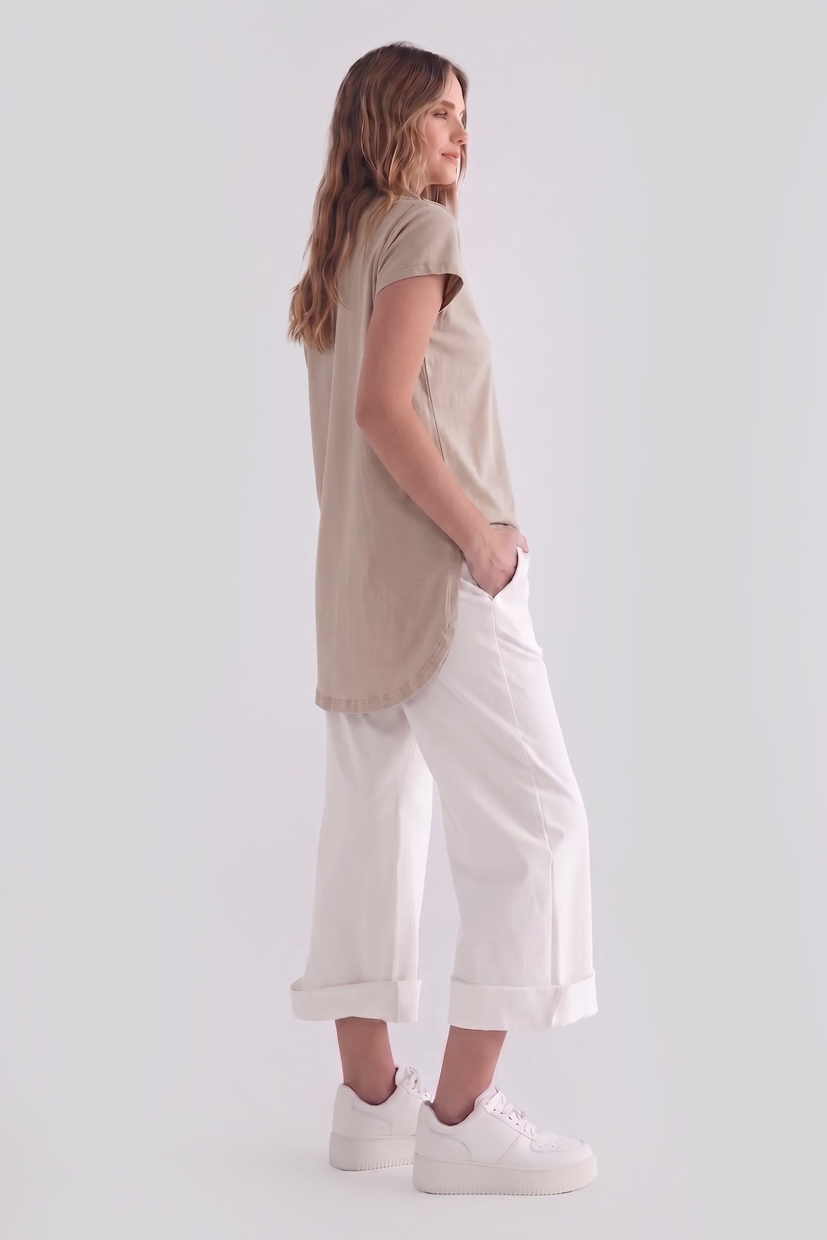 Taylor Groundwork Tee - Sand