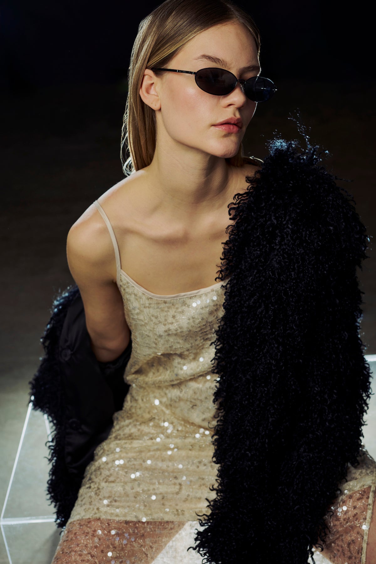 Karen by Simonsen Spencer Fur Jacket - Meteorite