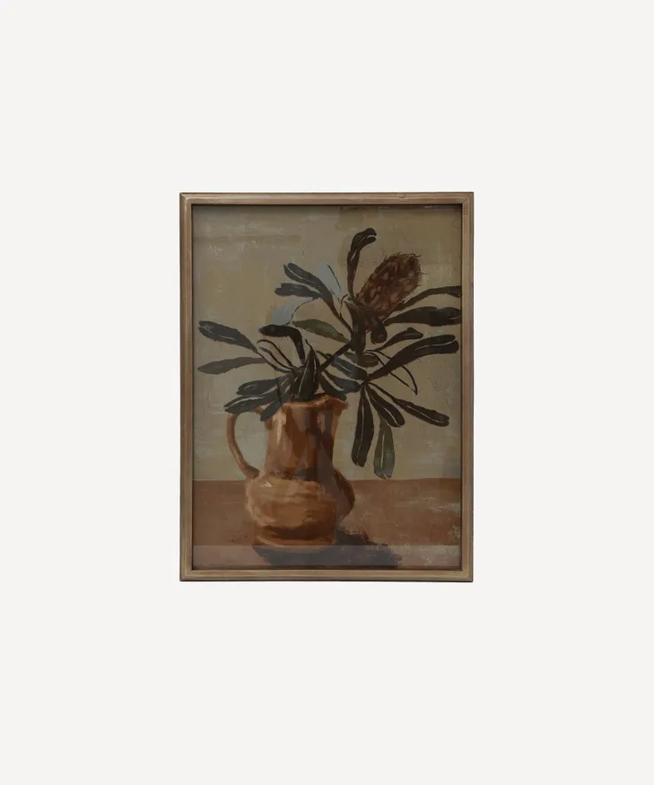 French Country Protea & Jug Art