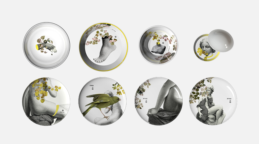 Ibride Yuan Stackable Dinner Set - Parnasse