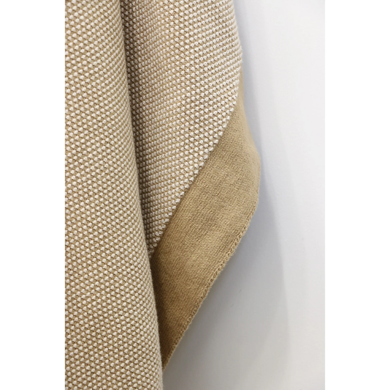 CC Interiors Clyde Throw Boucle Weave - Caramel & Ivory