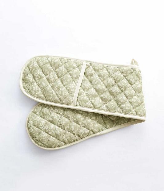M. M Linen Lill Sage Oven Glove Double