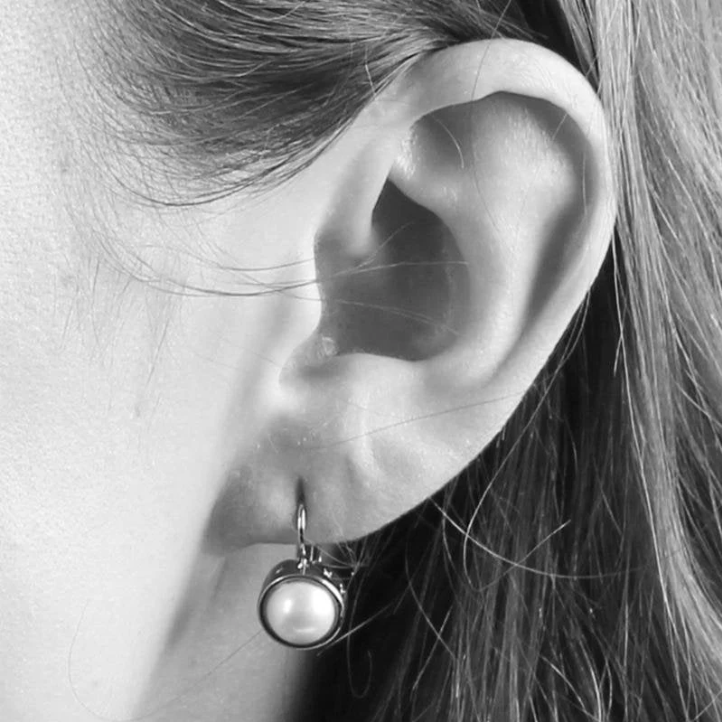 Dyrberg/Kern Lulu Earrings - Gold/White