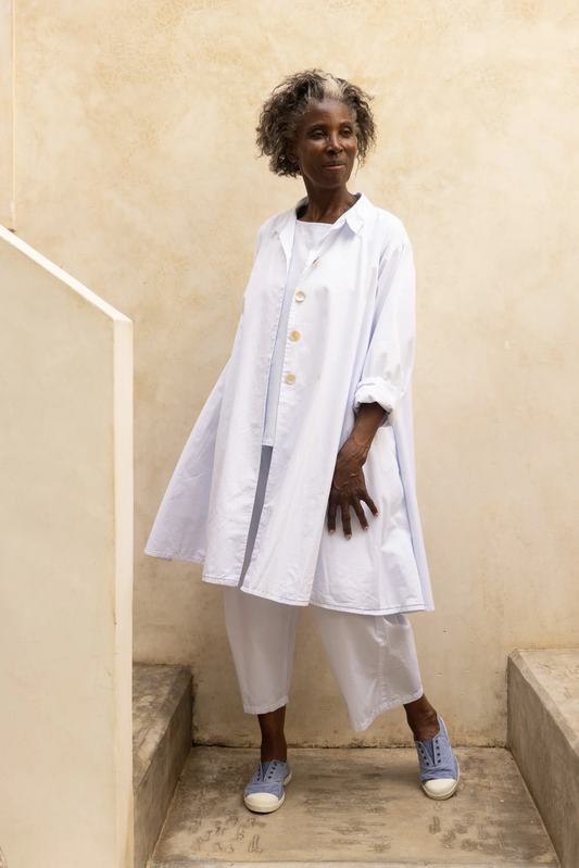 Meg By Design Matisse Coat Cotton Twill - Ice