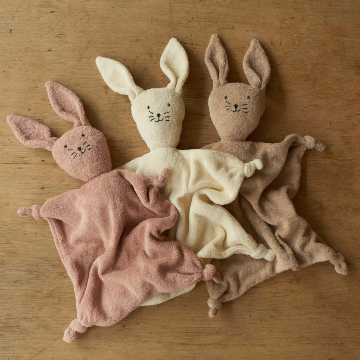 Nature Baby Casey Cuddle Bunny (3 colours)