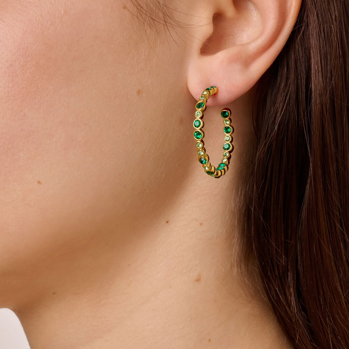 Dyrberg/Kern Nandita Earrings - Emerald Green