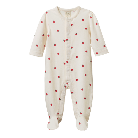 Nature Baby Lucy Suit - Raspberry Print