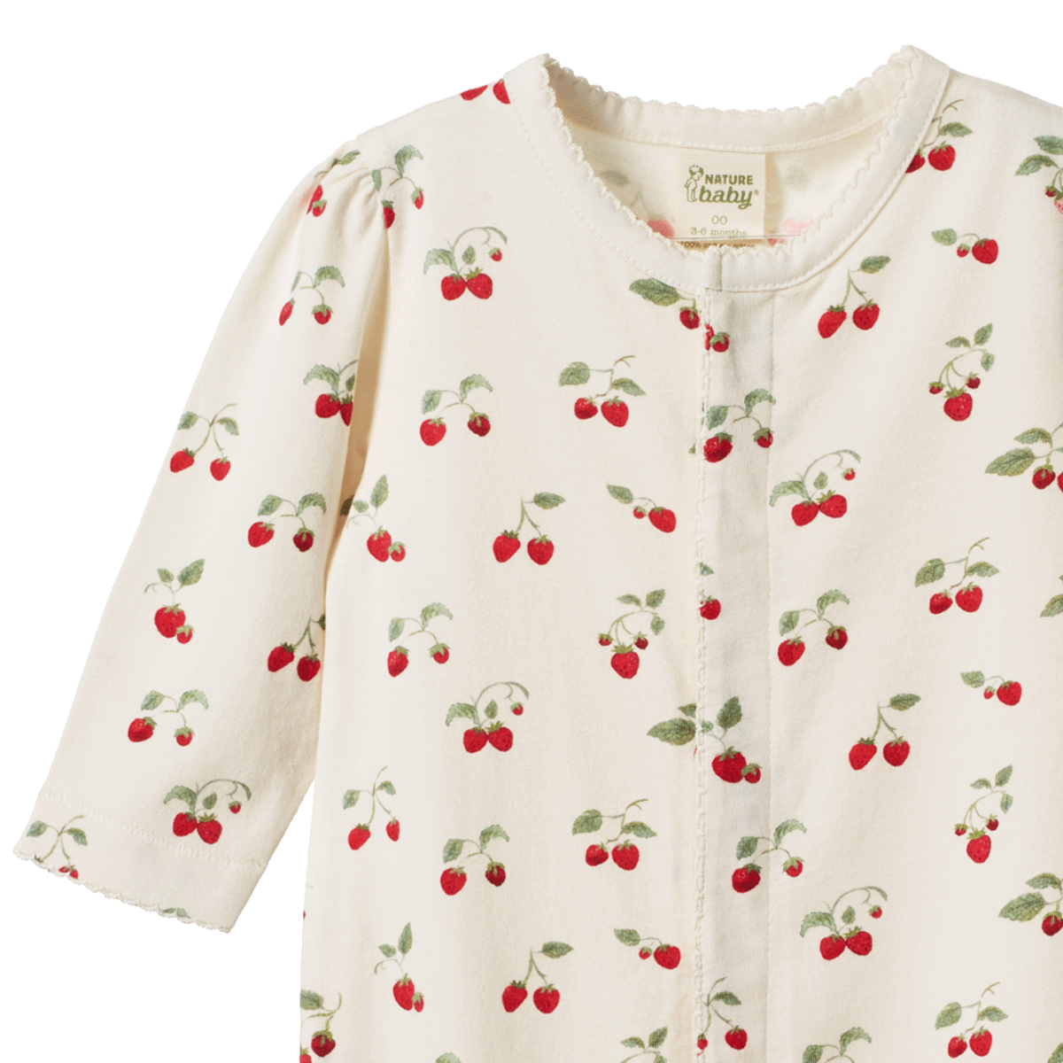 Nature Baby Lucy Suit - Strawberry Blush Print
