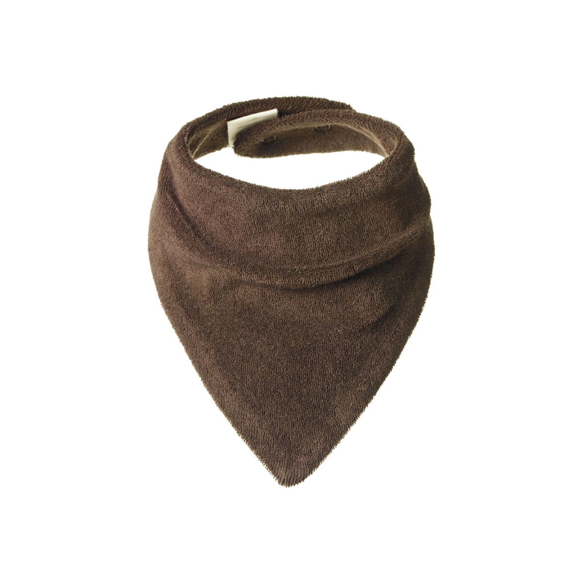 Nature Baby Triangle Bib Terry - Pinecone