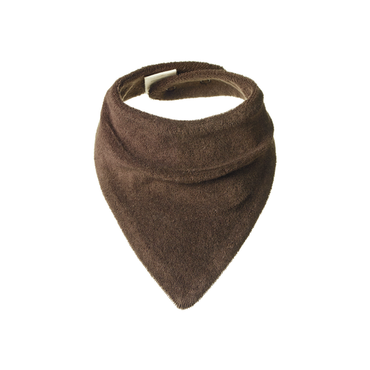 Nature Baby Triangle Bib Terry - Pinecone