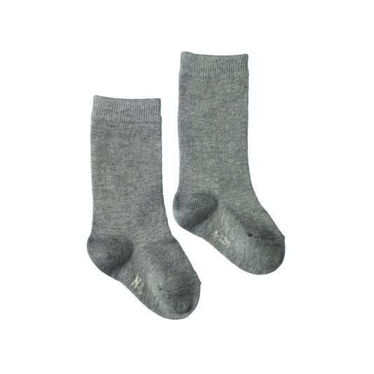 Nature Baby Organic Cotton Socks - Grey Marl