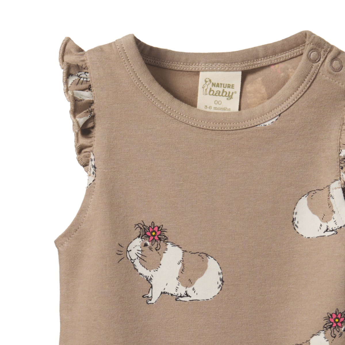 Nature Baby Fleur Bodysuit - Moon Flower Gala Print