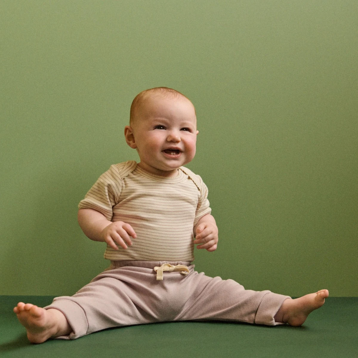 Nature Baby Cotton Drawstring Pants - Lilac