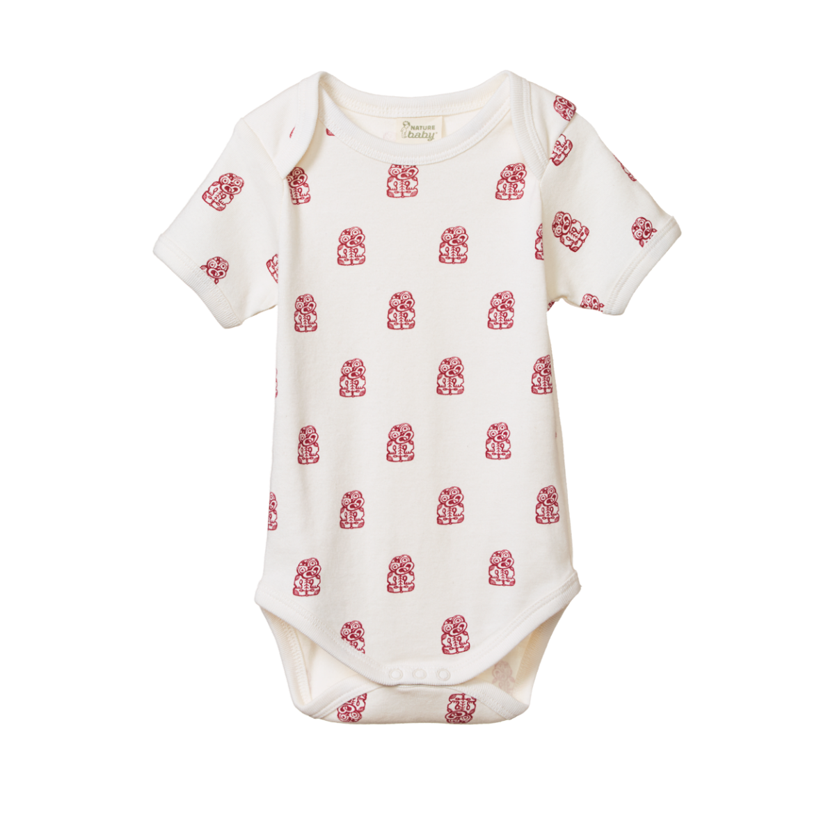 Nature Baby Short Sleeve Bodysuit - Tiki Print