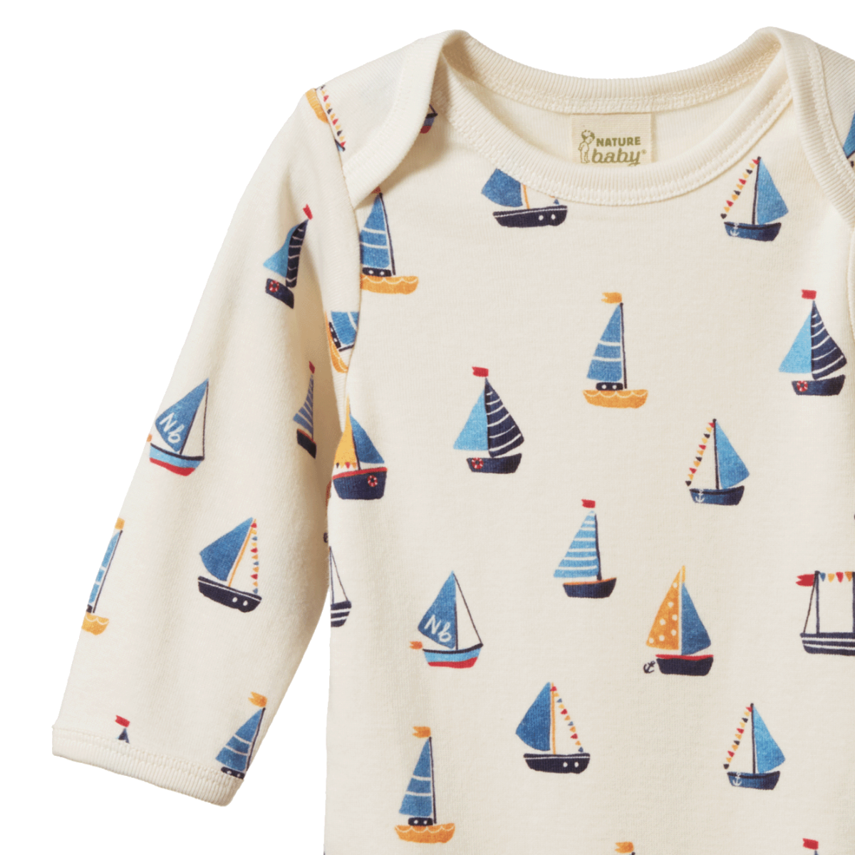 Nature Baby Long Sleeve Bodysuit - Regatta Print