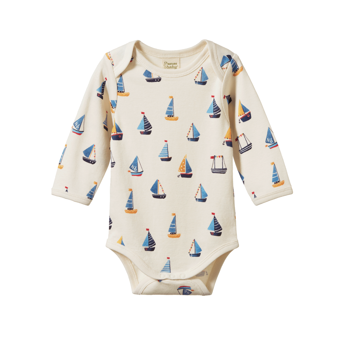 Nature Baby Long Sleeve Bodysuit - Regatta Print