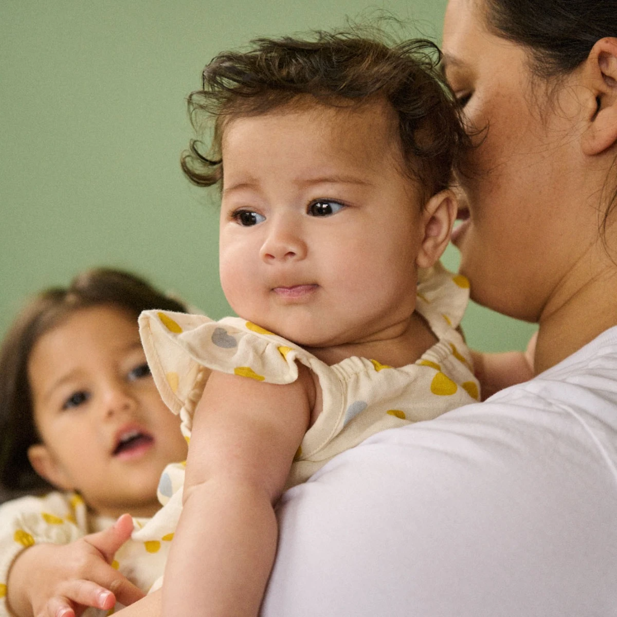 Nature Baby Petal Suit - Summer Polka Dot Print