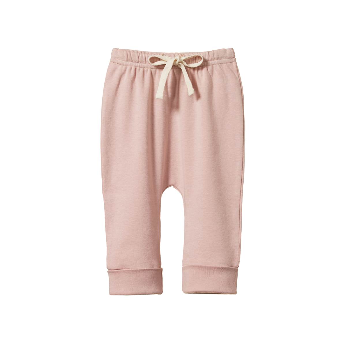 Nature Baby Drawstring Pants - Rose Bud