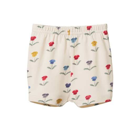 Nature Baby Selby Shorts - Delphine Blooms Print
