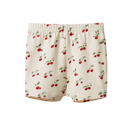 Nature Baby Selby Shorts - Strawberry Blush Print