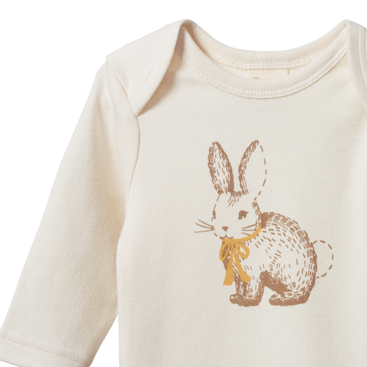 Nature Baby Baby Tee - Rabbity Print