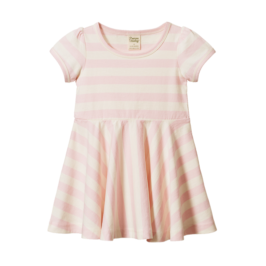 Nature Baby Seaside Dress - Cotton Candy Stripe