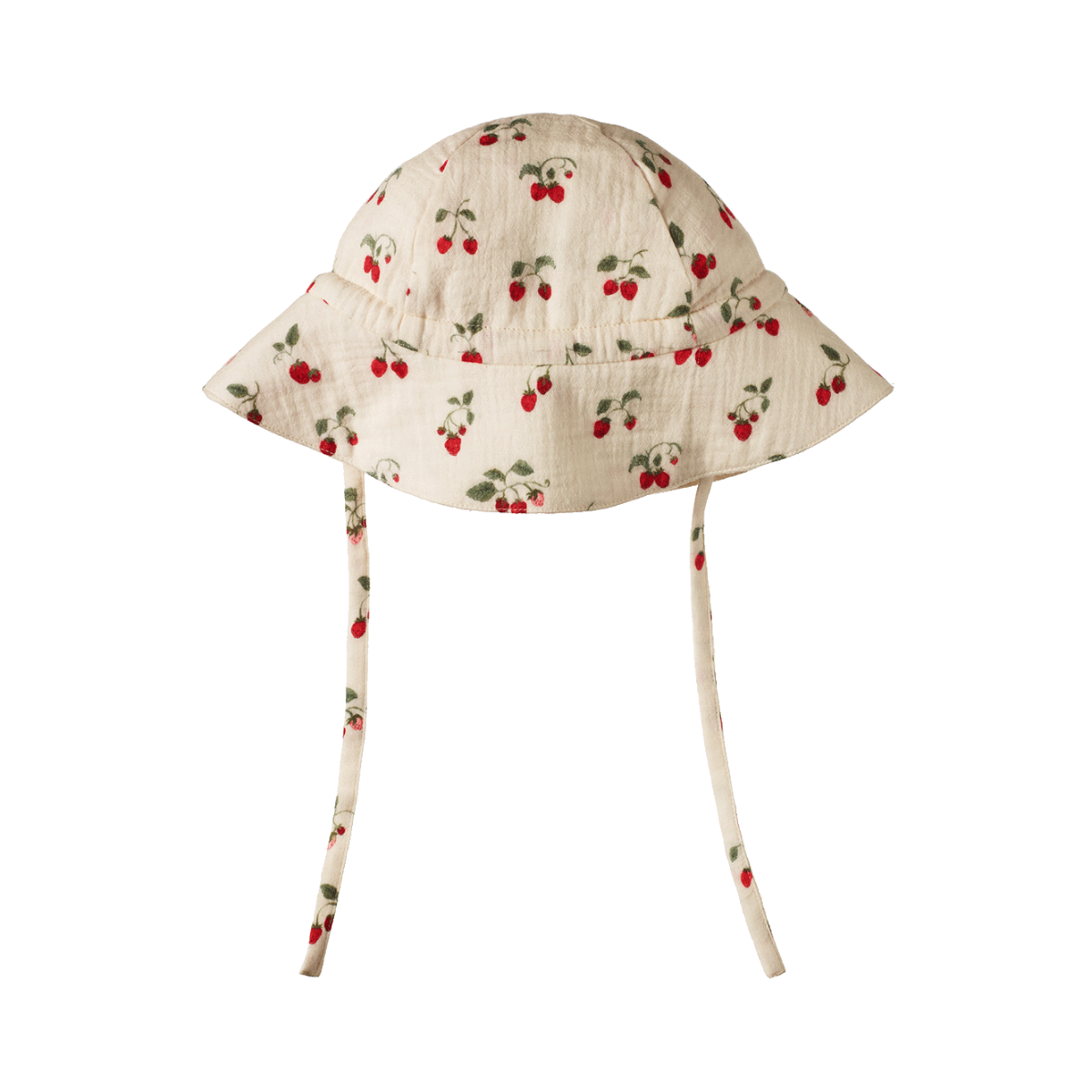 Nature Baby Muslin Sunhat - Strawberry Blush Print