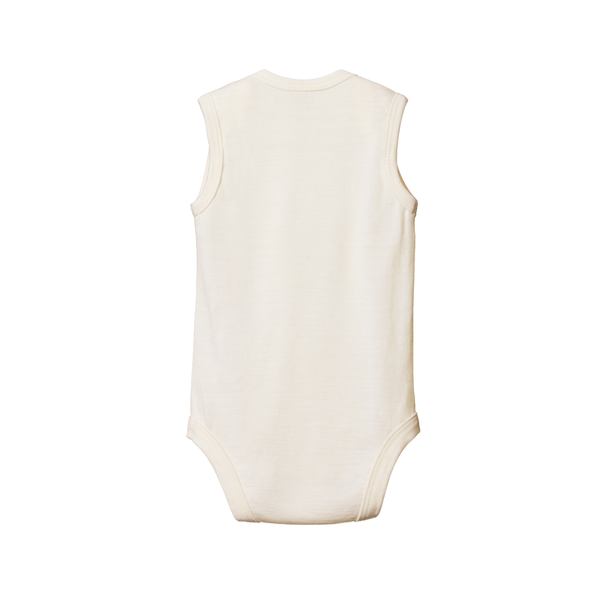 Nature Baby Merino Singlet Bodysuit - Natural