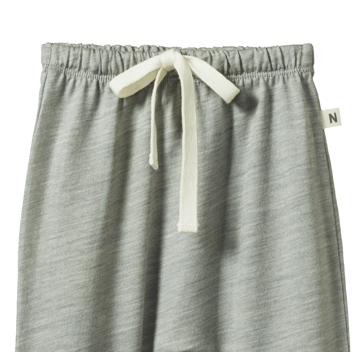 Nature Baby Merino Drawstring Pants - Grey Marl
