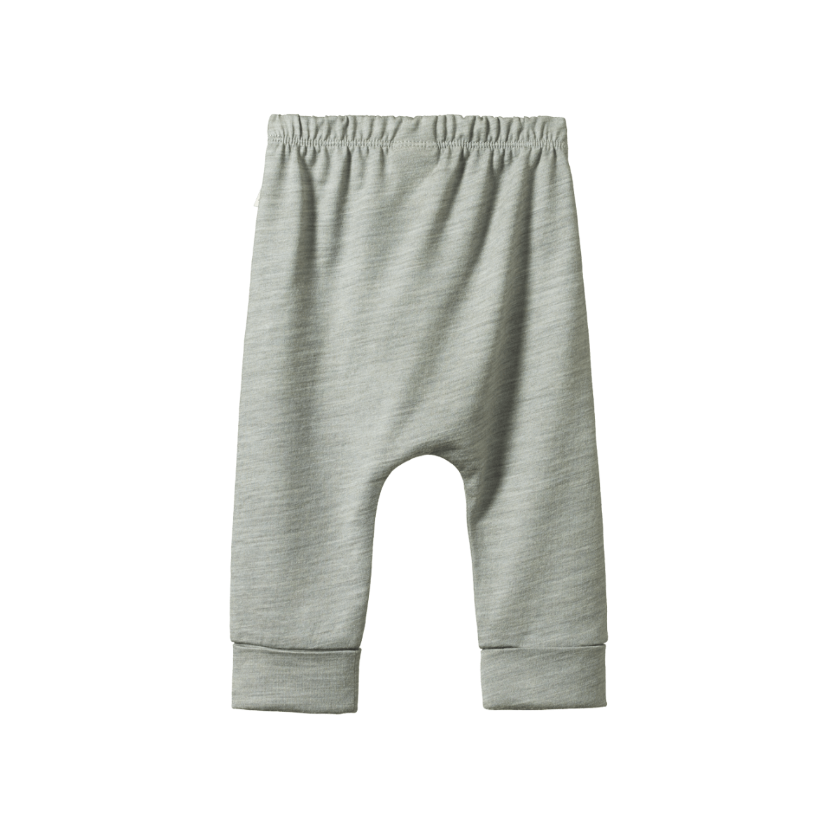 Nature Baby Merino Drawstring Pants - Grey Marl