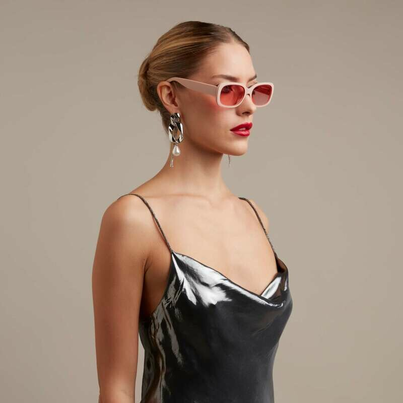 Okkia OK028 Chiara Sunglasses - Dusty Pink/Pink