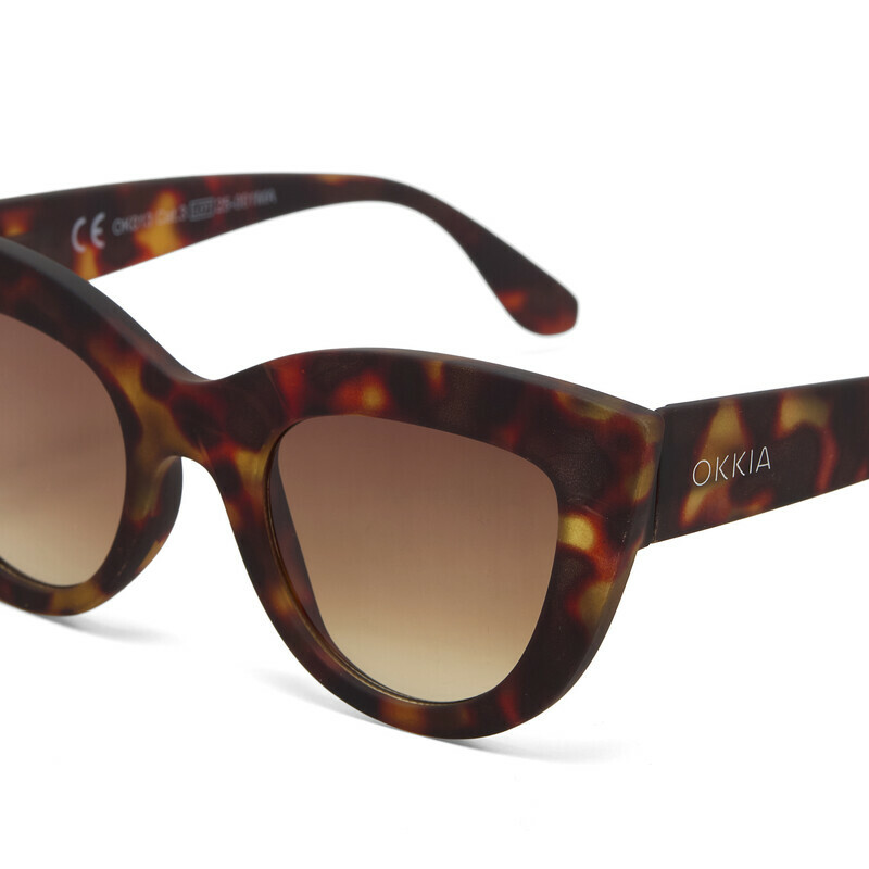 Okkia OK013 Claudia Sunglasses - Classic Havana