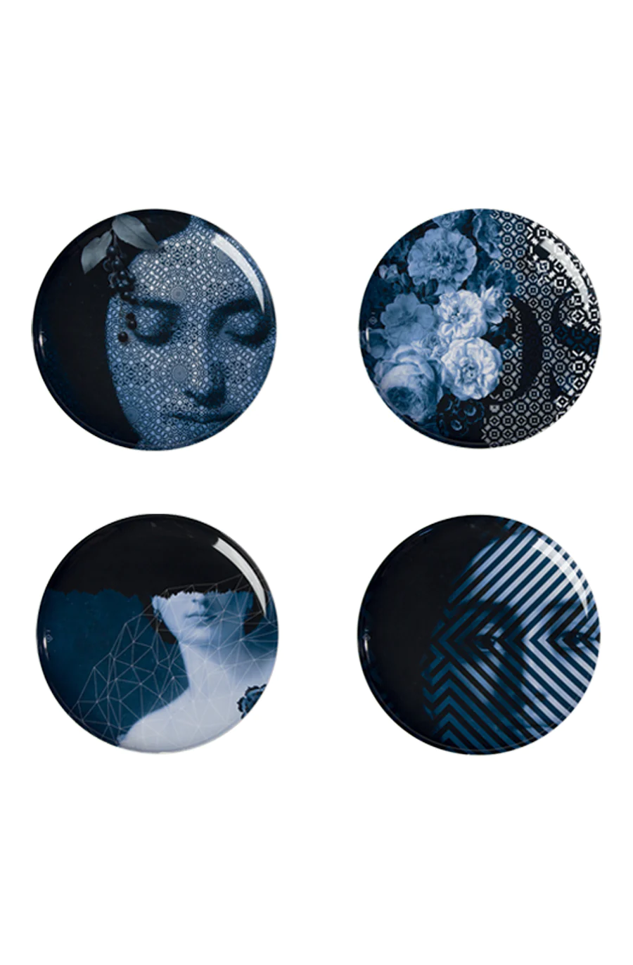Ibride Porcelain Plates Four - Osorio